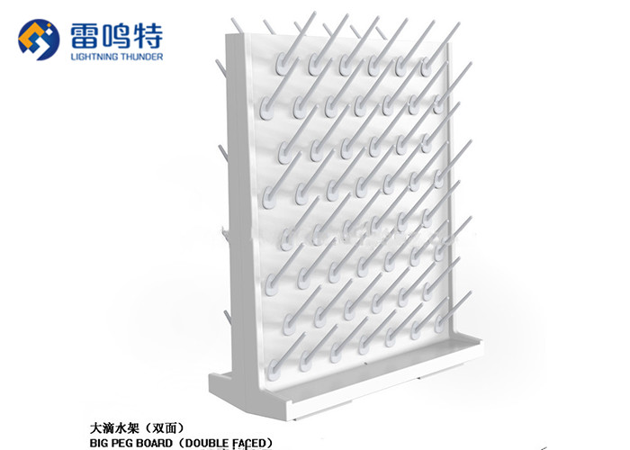 epoxy powder coated Pegboard Drying Rack Double Sided For Test Tube