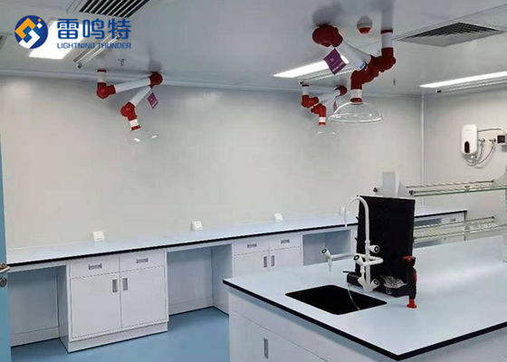 Bàn làm việc hiện đại Phòng thí nghiệm hóa chất chống cháy Nội thất Xử lý Ss304